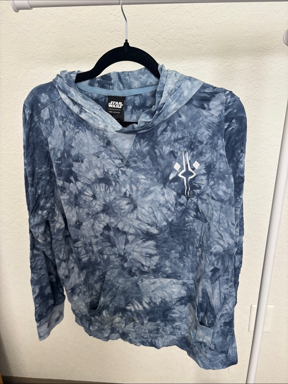 Star Wars Blue Tie-Dye Hoodie